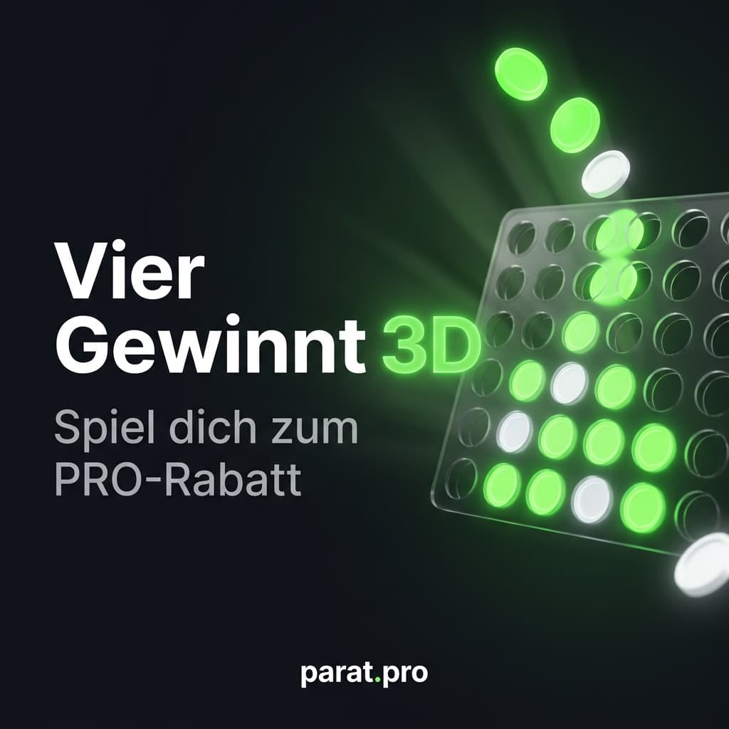 3D Vier Gewinnt von PARAT mit dem offiziellen Spielbrett